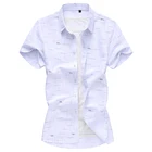 Летняя мужская рубашка в клетку с коротким рукавом, классический стиль, модная повседневная рубашка больших размеров 5XL 6XL 7XL, Мужская брендовая одежда