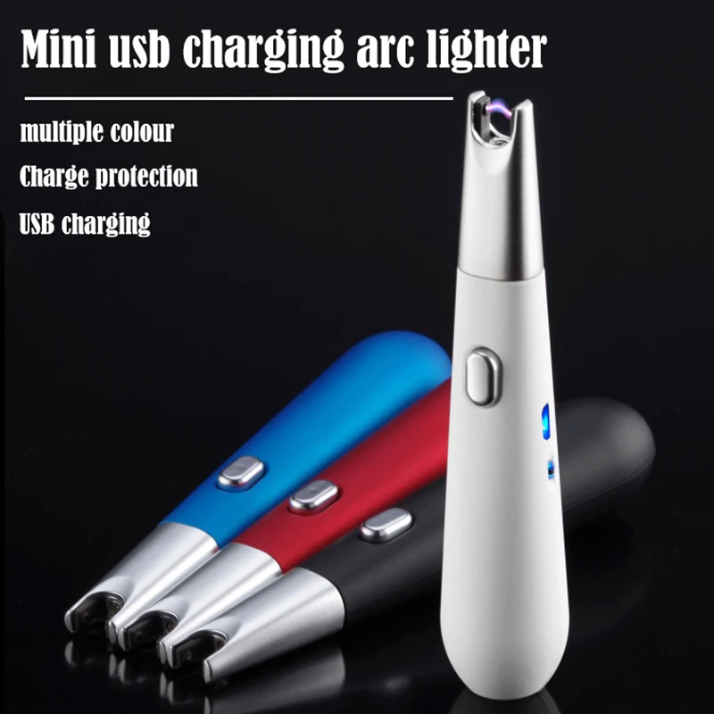 Металлическая Электронная зажигалка Pluse Arc USB перезаряжаемая плазменная