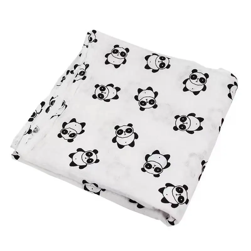 

Muslin Blanket 100% Cotton Baby Swaddles Soft Newborn Blankets Bath Gauze Infant Kids Wrap Sleep Stroller Cover