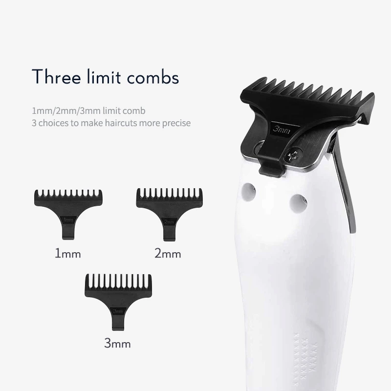 

Kemei T Blade Cordless Clippers Steel Electric Hair Cutting Machine Cutter Professional Salon Shaving Trimmer Barber