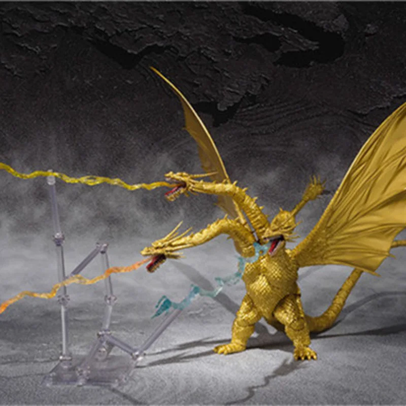 Аниме модель Godzilla King Ghidorah Bandai 30 см специальная цветная версия экшн-фигурка