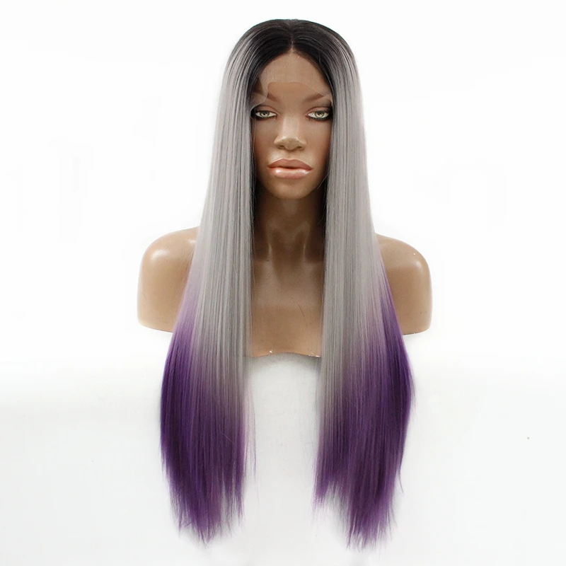 Парик для косплея термостойкий с перехлёстом из прямых волокон | Шиньоны и парики