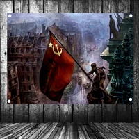 wwii reichstag 1945 victory posters legendary senior art wall art home decoration flags banners canvas painting wall stickers