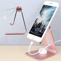 mobile phone holder stand aluminium alloy metal tablet stand for samsung xiaomi huawei universal phone holder for ipad iphone xs