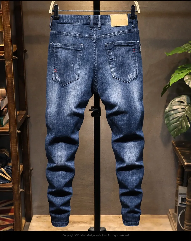 Новинка 2021 модные повседневные обтягивающие классические брюки для молодых