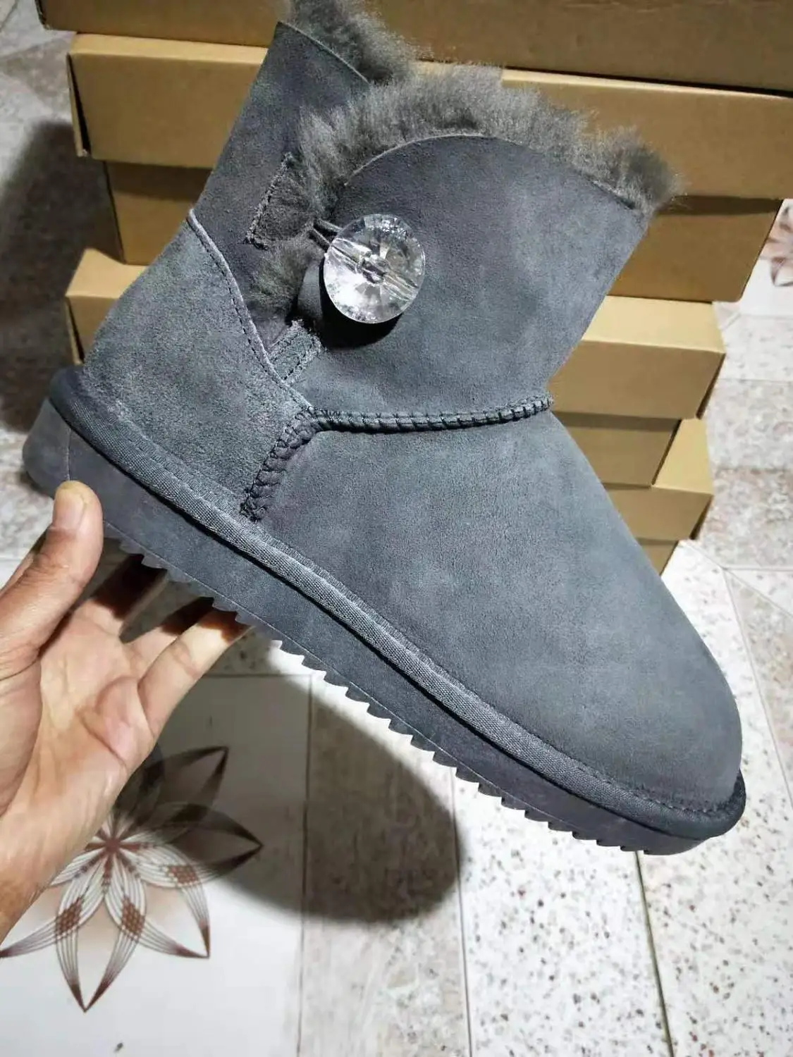 Лучшие женские зимние сапоги из натуральной овечьей кожи 100% с натуральным мехом