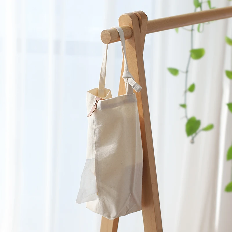 Холщовый чехол для салфеток с креплением на стену кухни спальни гостиной