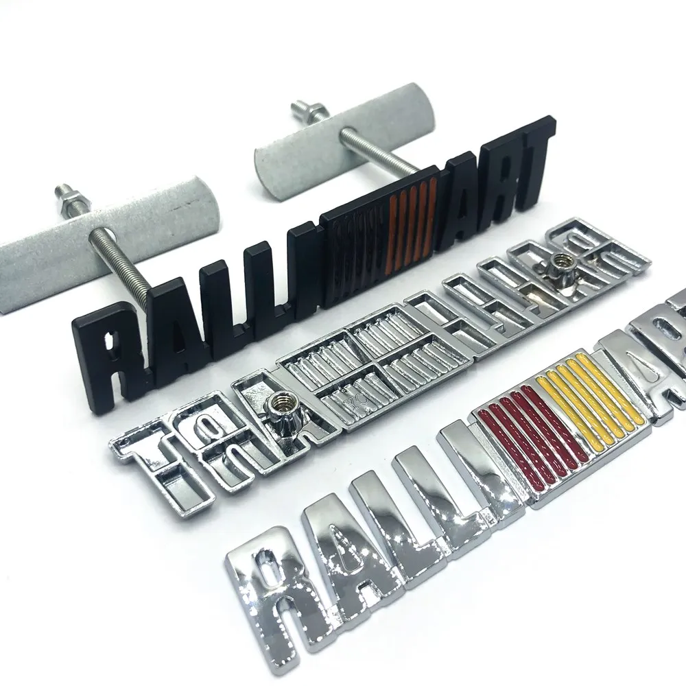 1 шт. RALLIART ралли АРТ передний значок автомобиля подходит для MITSUBISHI Racing решетка