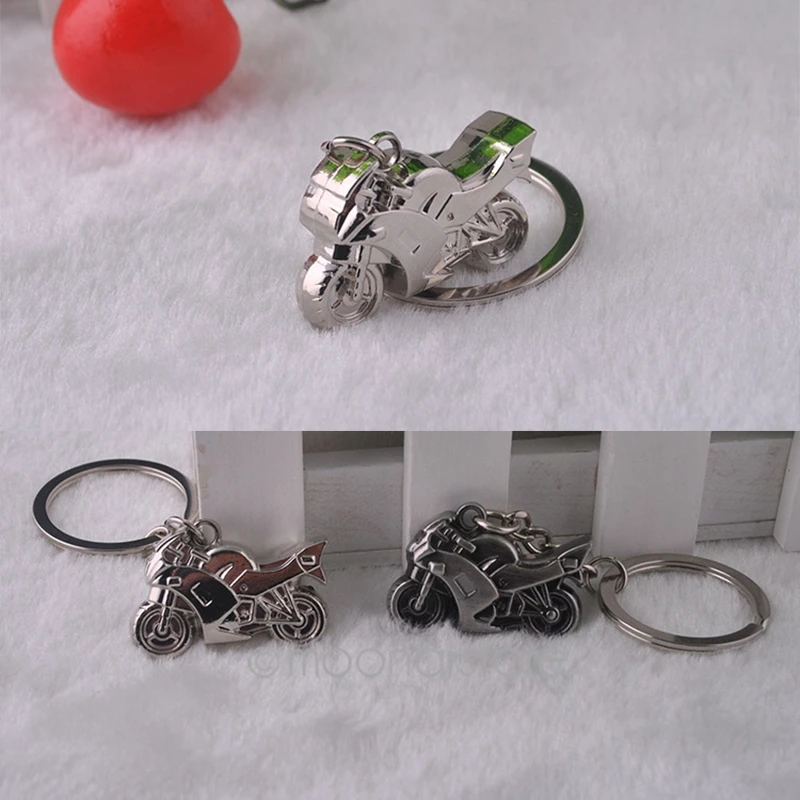 

Unisex Silver Cute Gifts Accessories Lover Fashion Jewelry Zinc Alloy Motorcycle Shape Key Chain