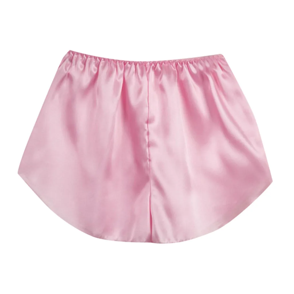Новые удобные женские шорты модная атласная пижама боксеры pantalon corto mujer verano #