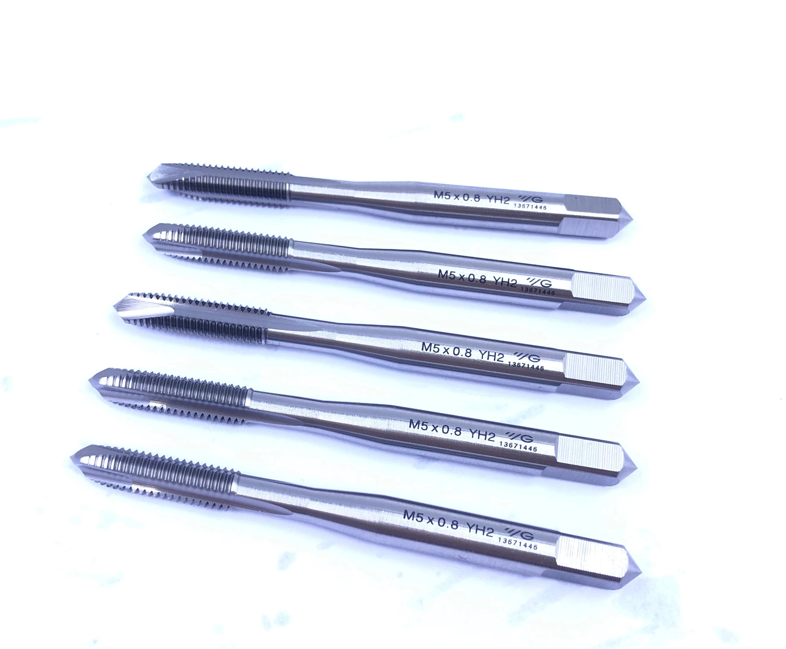 Оригинальные корейские метчики для алюминия серии T2021 модель YG HSS EX 10 шт./лот