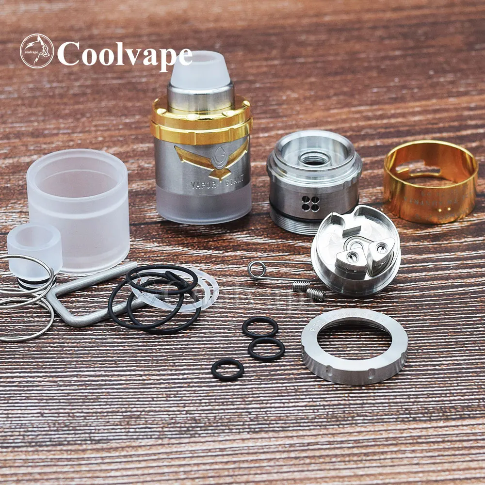 Coolvape Vapor Giant Kronos 2 S rta 4 мл 23 мм перестраиваемый регулируемый поток воздуха MTL или DL