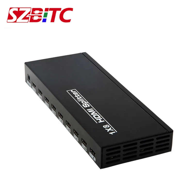 Разветвитель SZBITC 4K HDMI 1x8 видеопреобразователь 1 в 8 Выход HDMI-распределитель