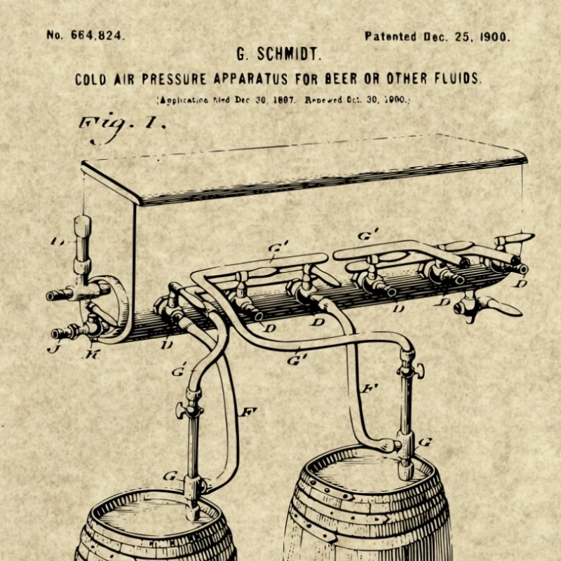 Подарок для любителей пива художественный плакат и печать крафтовое пиво