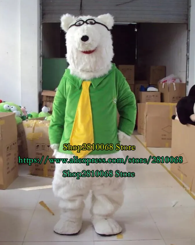 Горячая Распродажа милый костюм полярного медведя персонажа из мультфильма для