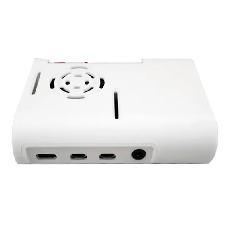 

ABS Plastic Case Protective Cover with Cooling Fan for Raspberry Pi 4 Model B