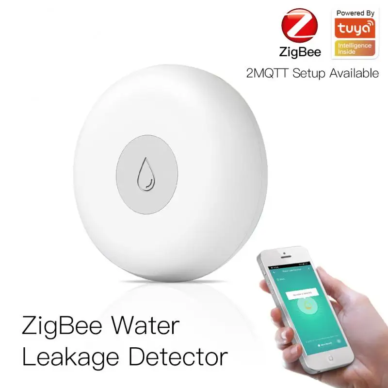 

Tuya Alarm Water Leakage Alarm Remote Control via Tuya/Smart Life Water Leak Sensor Detector Used With tuya ZigBee Gateway Hub