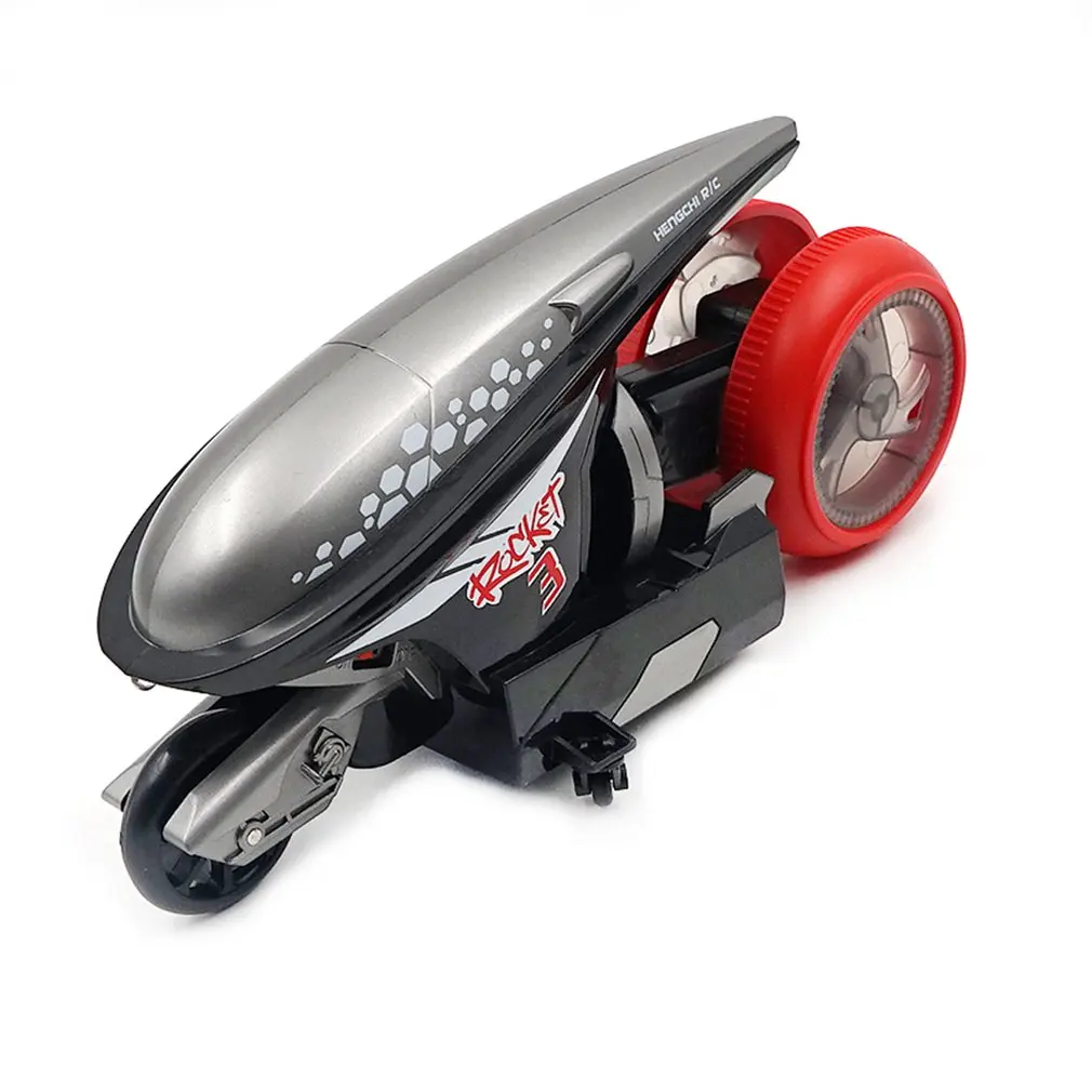Kids RC Motorcycle Toys 1/12 Scale Cool Stunt Remote Control Deformation High Speed 2.4G Drift Light Concept Flip Car | Игрушки и хобби