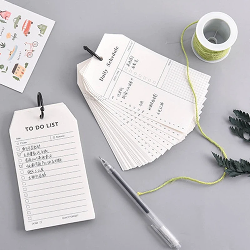 

Creative Stationery Buckle-Type Schedule Planner Loose-Leaf Note Book Multifunctional Portable Memo Office Stationery