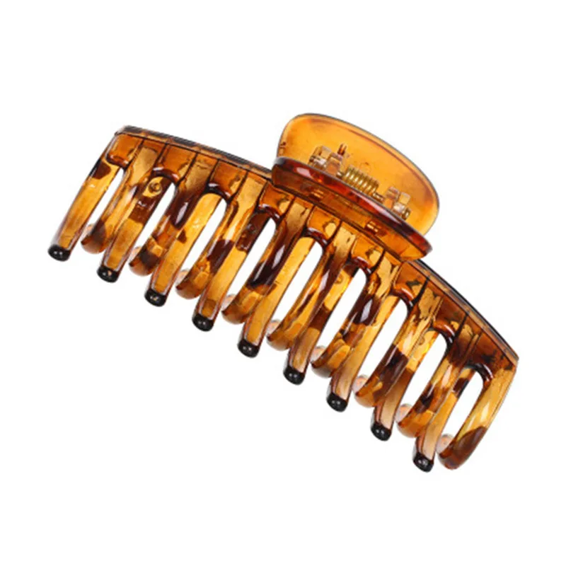 

2021 Hot Sale Solid Color Claw Clip Large Barrette Crab Hair Claws Bath Clip Ponytail Clip For Women Girls Hair Accessories Gift