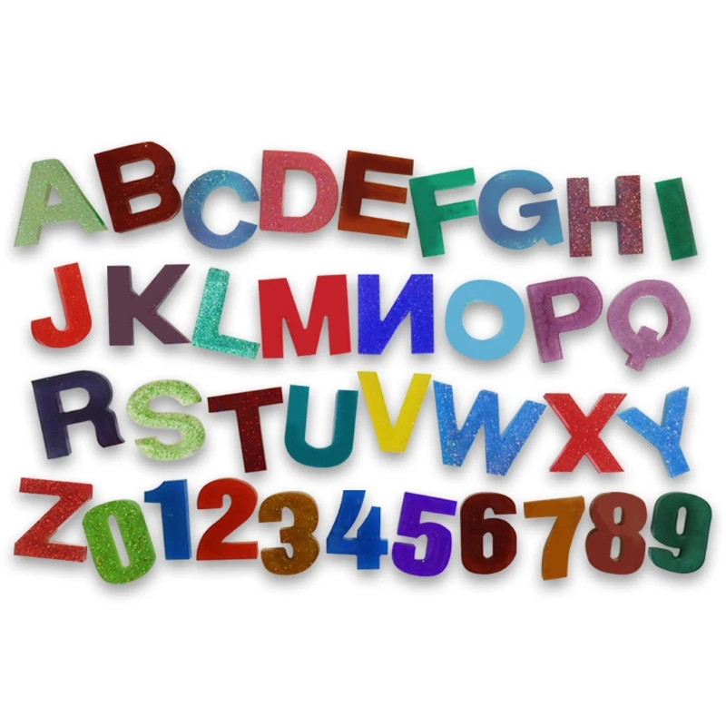 

Number Alphabet Resin Silicone Mold 26 English Letter Pendant Mold Jewelry DIY C7AE
