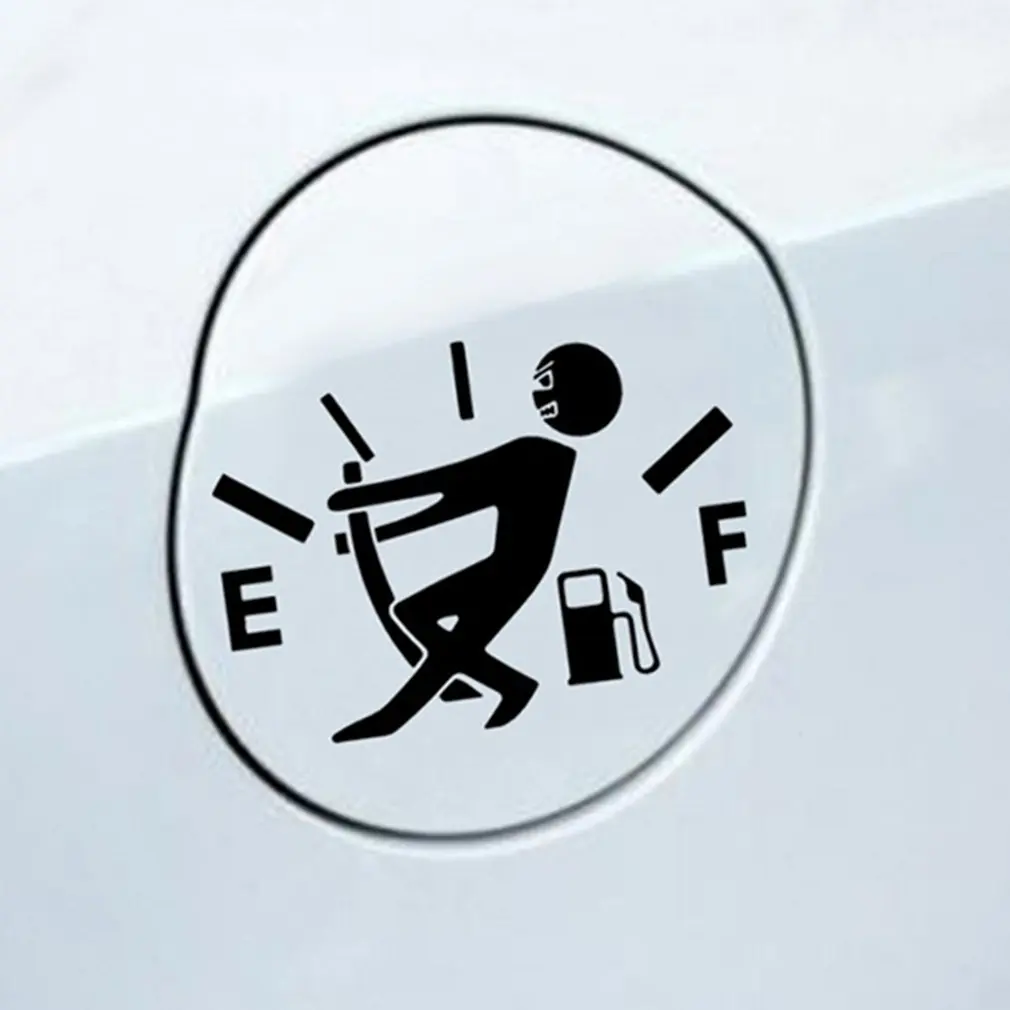 

Funny Car Stickers High Gas Consumption Decal Fuel Gage Empty Stickers Car Stickers Car Styling Accessories