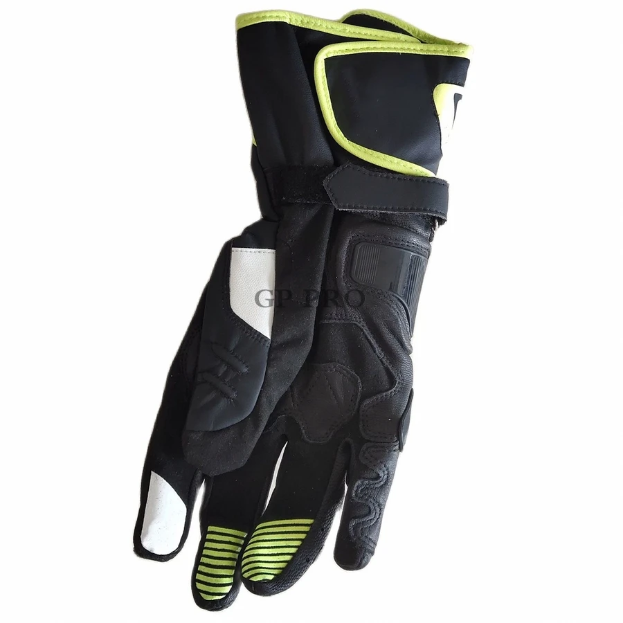 5 цветов Длинные мотоциклетные перчатки с прыжком прыжков из 100% натуральной кожи