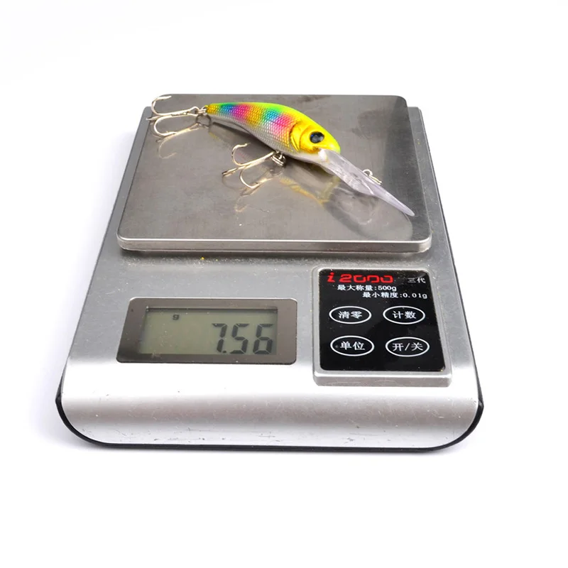 Лазерные приманки в форме гольяна 100 мм 7 5 г воблеры для глубокого погружения