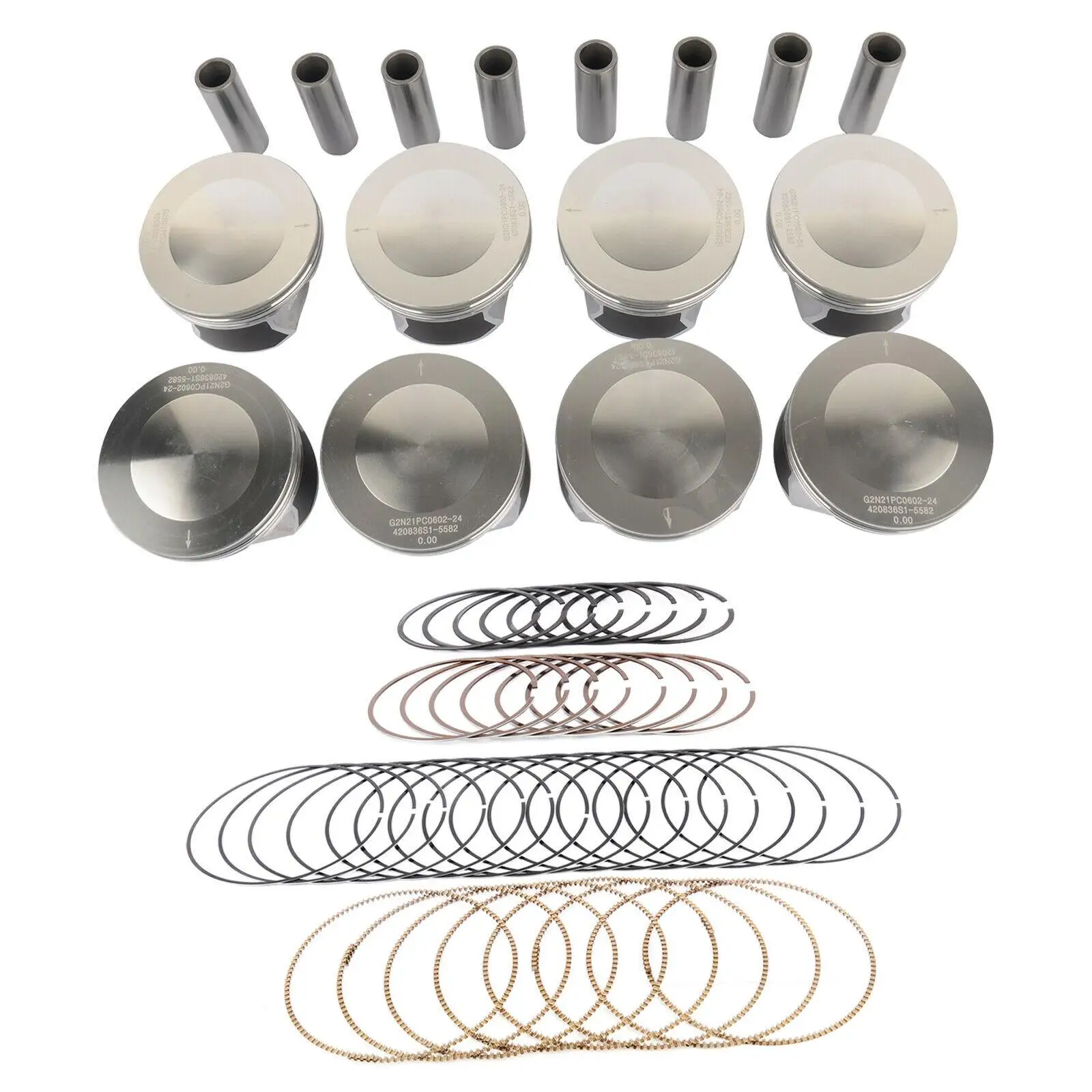 

AP01 8pcs Pistons Main Rod Bearings for Dodge Ram Jeep Chrysler Aspen 5.7L 68046210AB