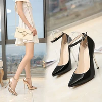 women shoes plus size four seasons new pointed toe 3cm high heels fashion sexy club ladies party pumps female shoes 35 44