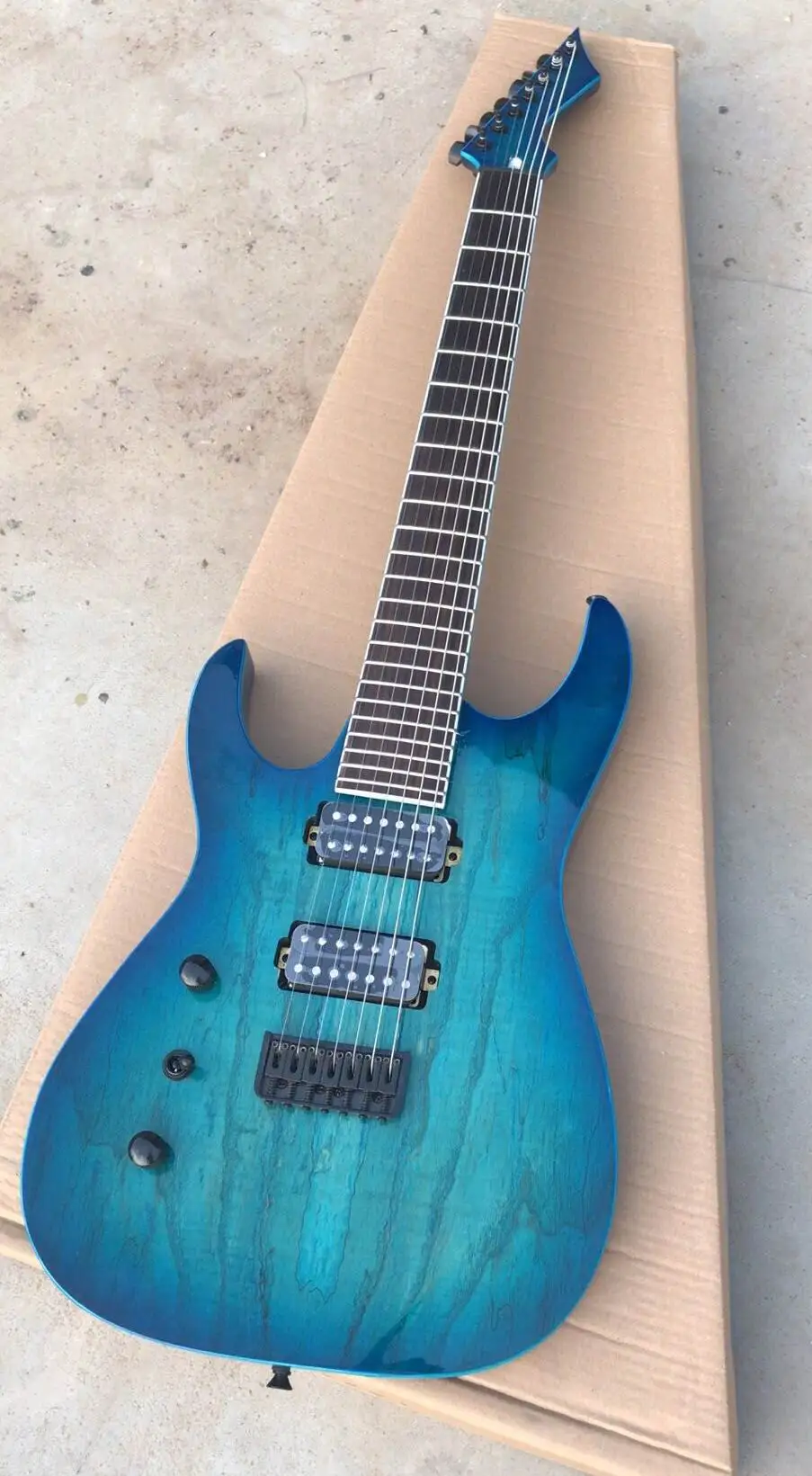 Новое поступление электрическая гитара с 7 струнами для левой руки высокое