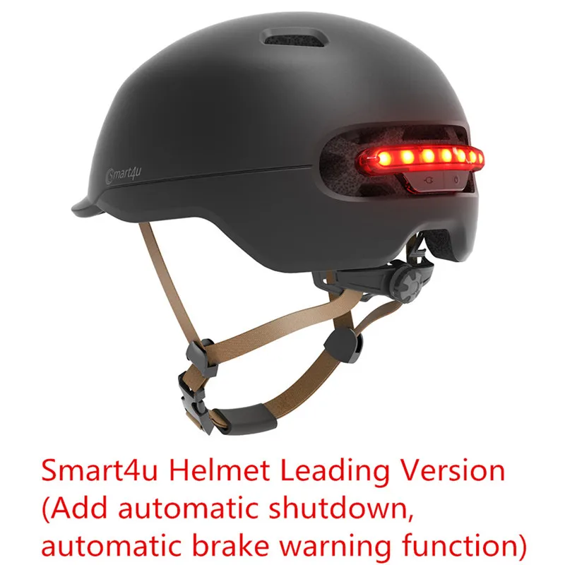 Leading Version Водонепроницаемый для женщин и мужчин Smart4u SH50 велосипедный шлем умный задний светодиодный светильник длительного использования шлем задний светильник для велосипеда скутера - Цвет: Leading Version