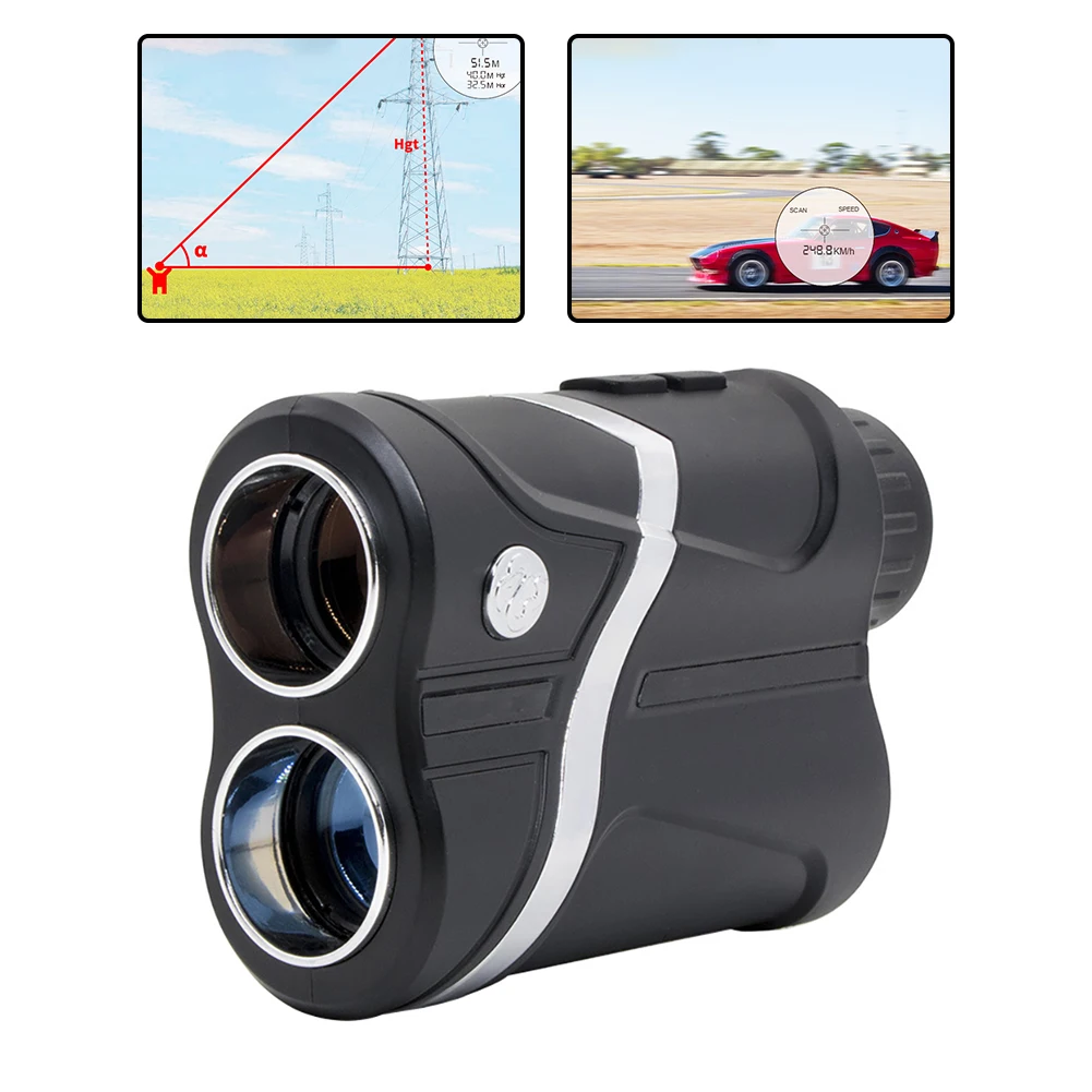 

Golf Rangefinder Distance 1500/1000/600 Meters Height Angle Speed Range Finder Tool Suitable Gift For Golfers USB Charging