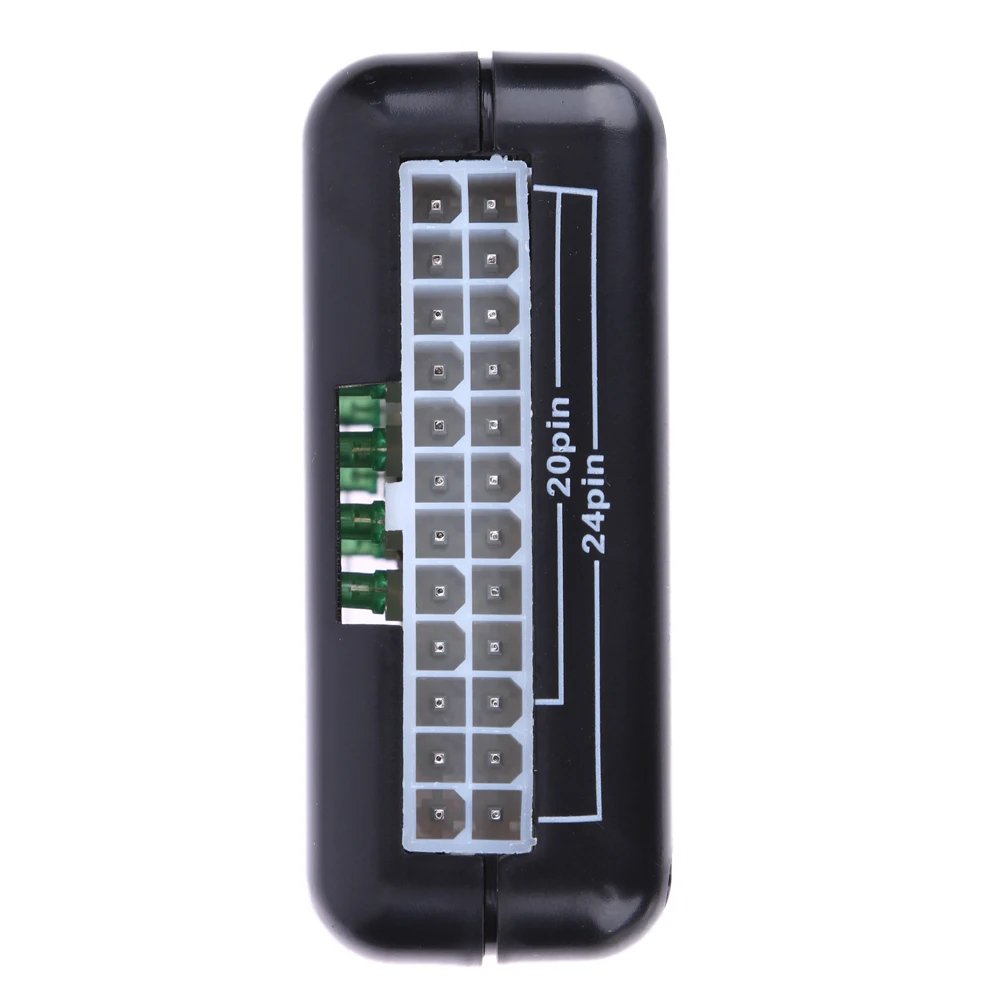 Тестер блока питания 20/24 Pin для PSU ATX SATA HDD тестер измерительный присветодиодный ПК