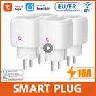 Смарт-розетка Tuya с поддержкой Wi-Fi, 16 А, 3500 Вт