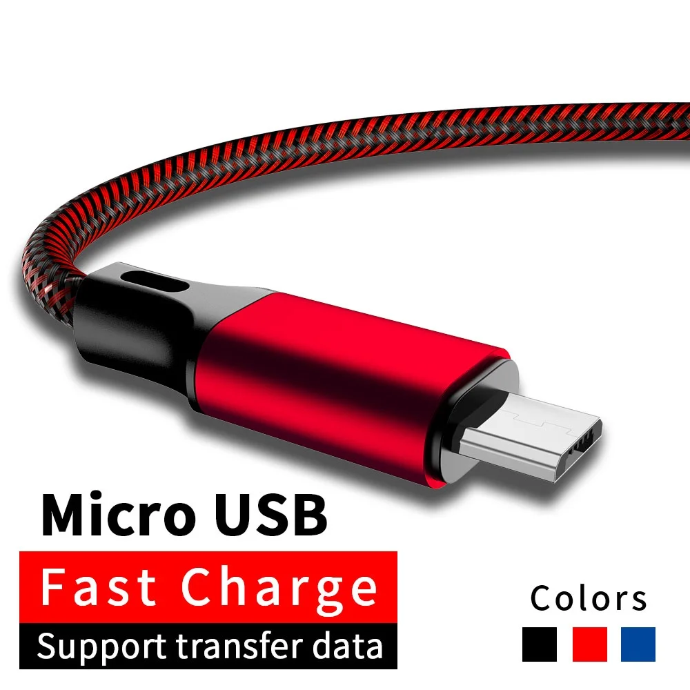 Кабель Micro USB Simvict для быстрой зарядки и передачи данных зарядный кабель Samsung Huawei