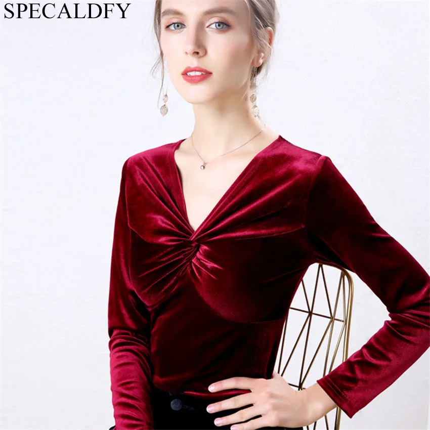 Дизайнерские Подиумные рубашки Зимние винтажные бархатные блузки женские топы и