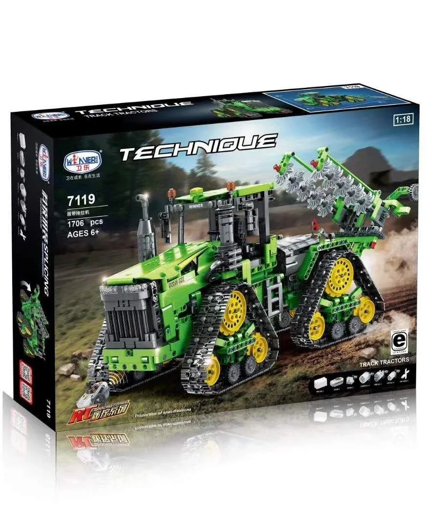 Высокотехнологичная серия Радиоуправляемый гусеничный трактор экскаватор с