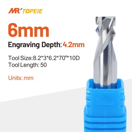 

Фрезы из твердого сплава для резки акрила 6/8/12 мм