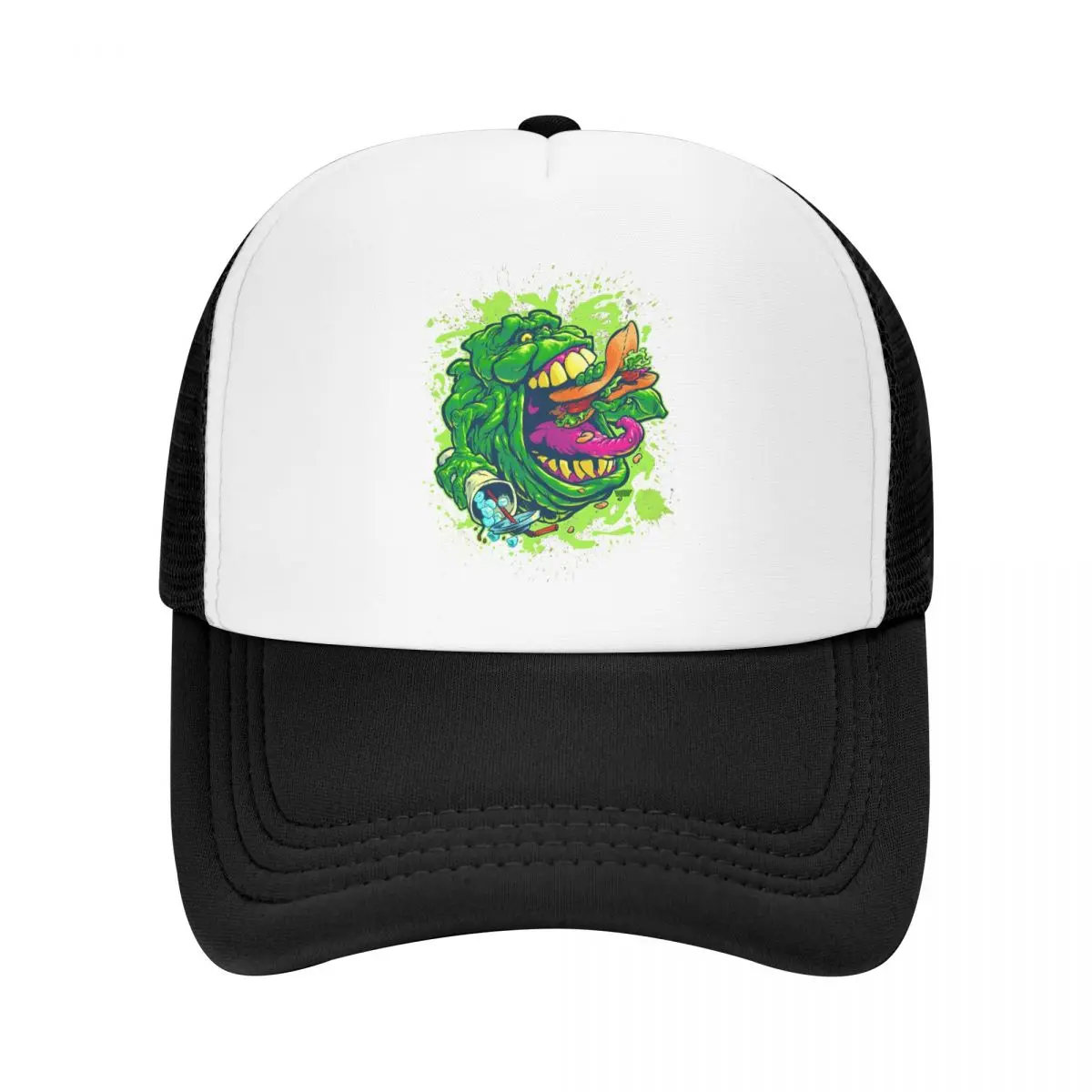 

UGLY LITTLE SPUD Trucker Hats Ghostbusters 1984 Film Mesh Net Baseball Cap For Men Women Hip Hop Snapback Caps Streetwear