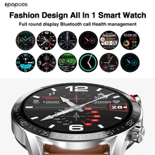 all in 1 Smart watch 2021 smartwatch 1.3 inch full screen heart rate blood pressure IP68 bluetooth call for men Android IOS