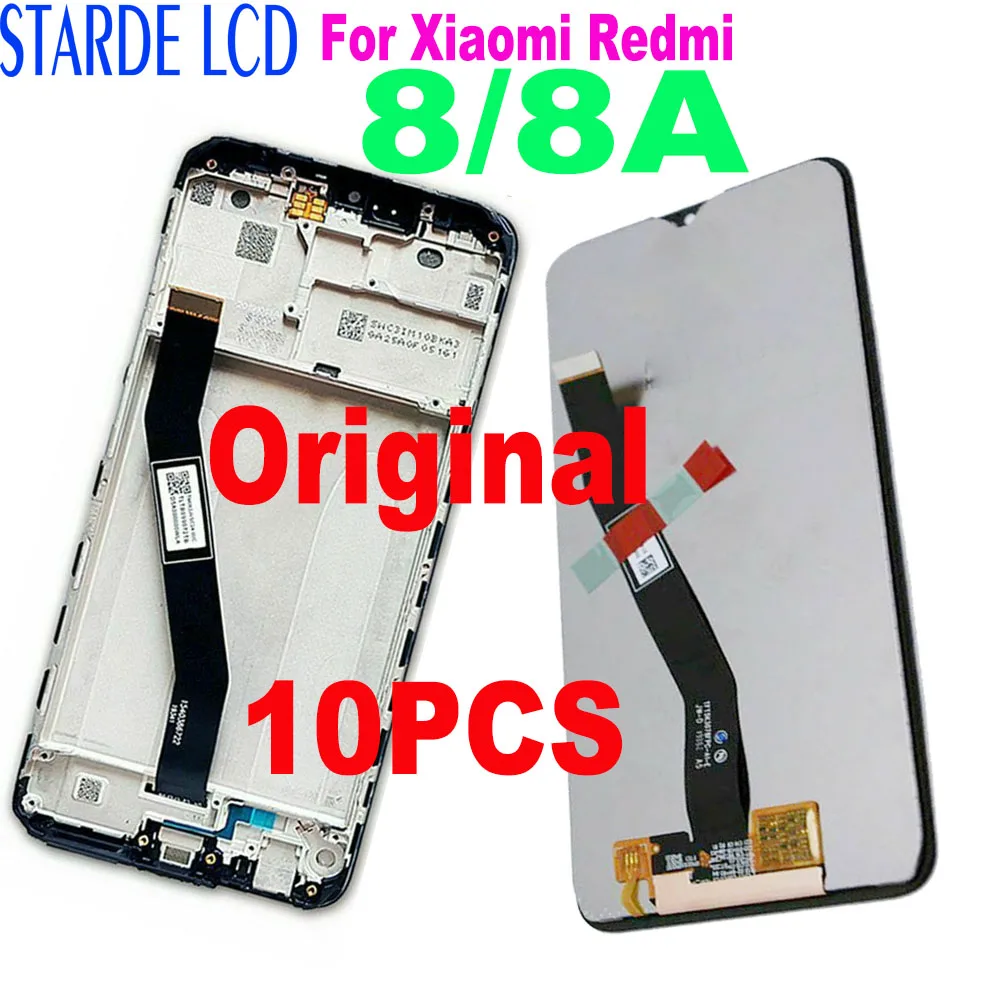 

10PCS 100% Original Test LCD For Xiaomi Redmi 8 8A LCD Display Touch Screen Digitizer Assembly with Frame For Redmi 8
