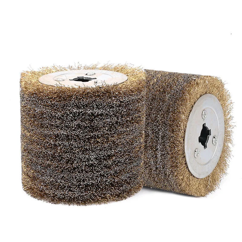 

steel-wire burning polishing wheel brush abrasive wheel