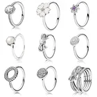 Кольцо женское из серебра 925 пробы, 9 видов