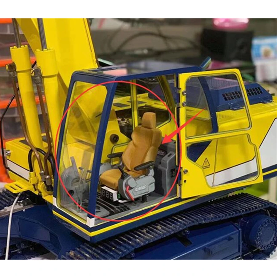 Гидравлический экскаватор модель RC интерьер 1/12 1/14 имитация сиденья кабина