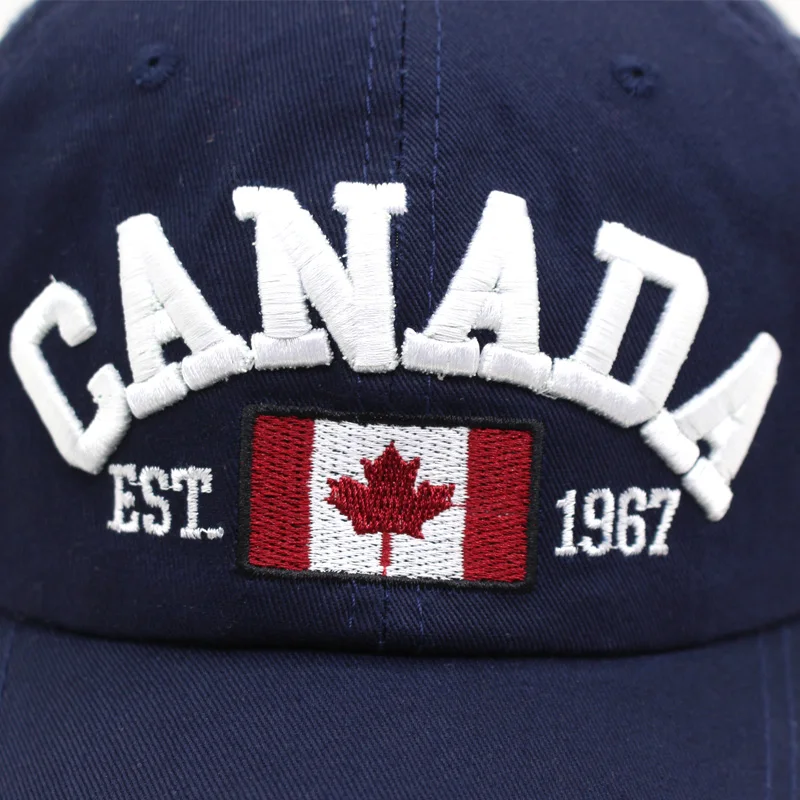 Бейсболка мужская женская летняя с принтом флага Канады | Аксессуары для одежды