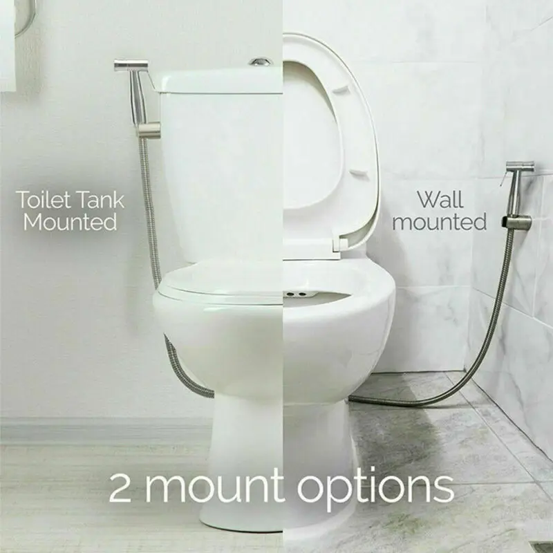 Биде из нержавеющей стали опрыскиватель Shattaf ванная комната туалет Т адаптер