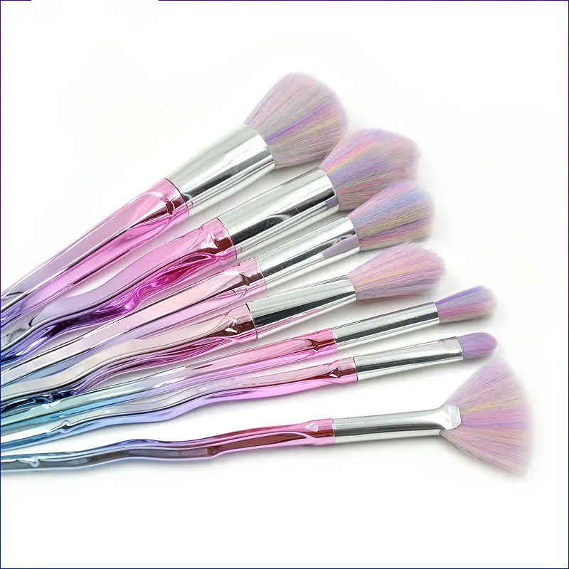 Набор кистей для макияжа в виде меча кисточки тона пудры румян теней век губ глаз