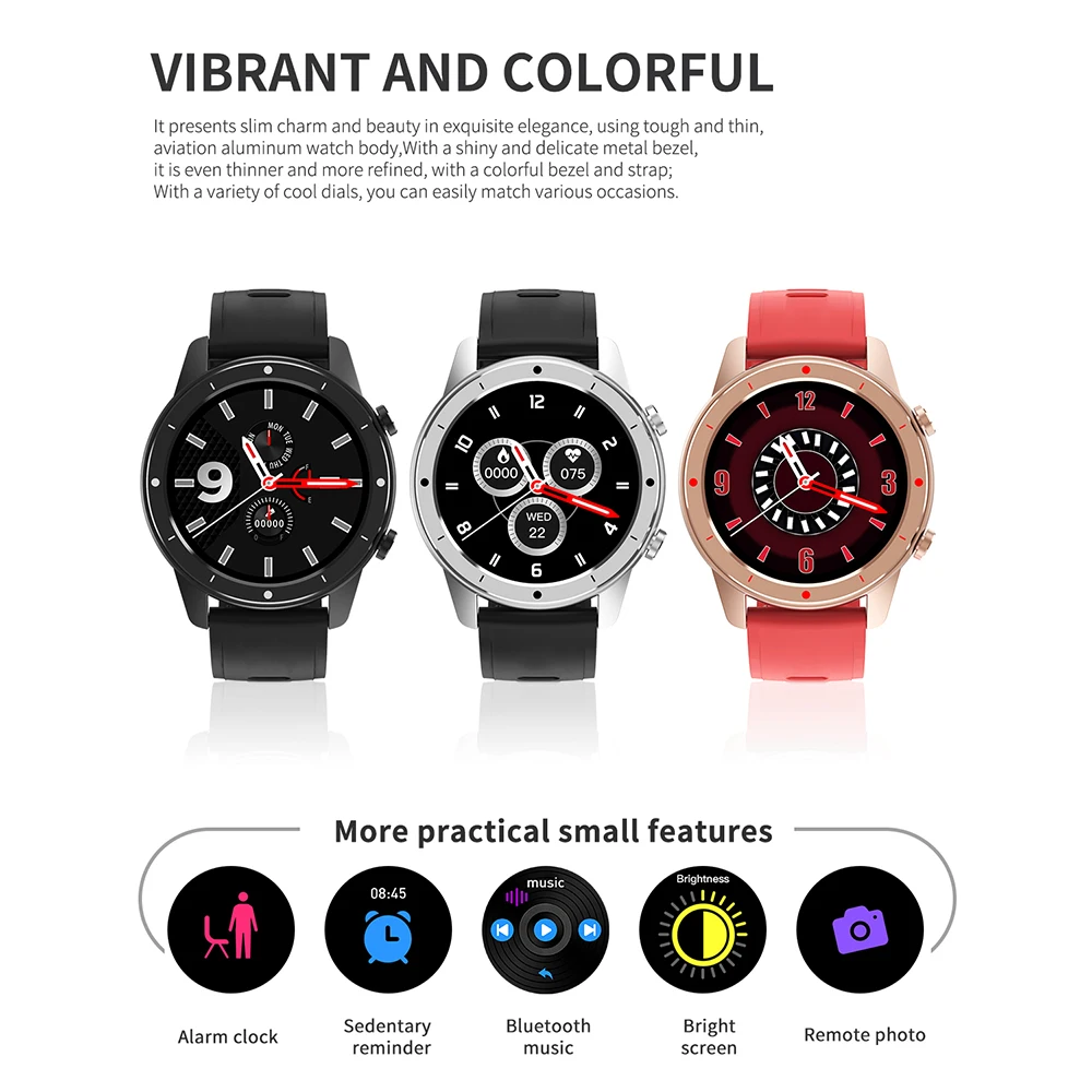

woman smart watch 2020 men watches waterproof Bluetooth Call Alarm Clock smartwatch for huawei xiaomi phone girl gift