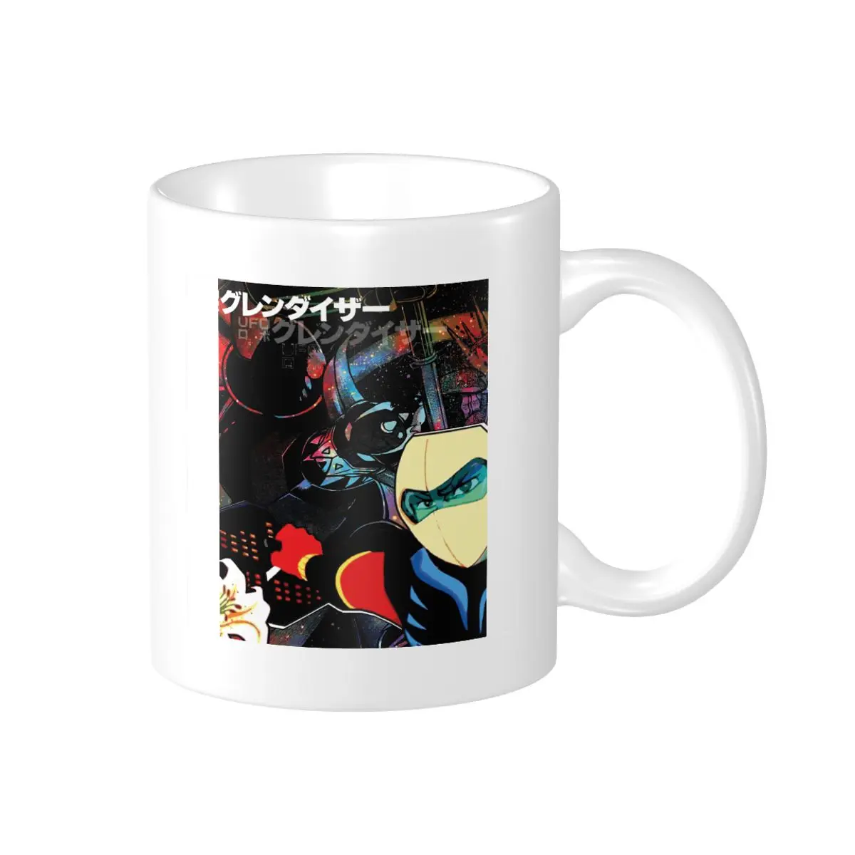 

Promo Goldoraks Grendizer UFO Robot Mugs Graphic Cups CUPS Print Funny Novelty R348 coffee cups